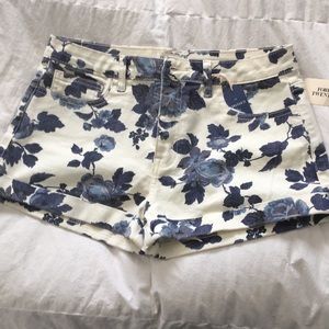 Forever 21 patterned denim shorts